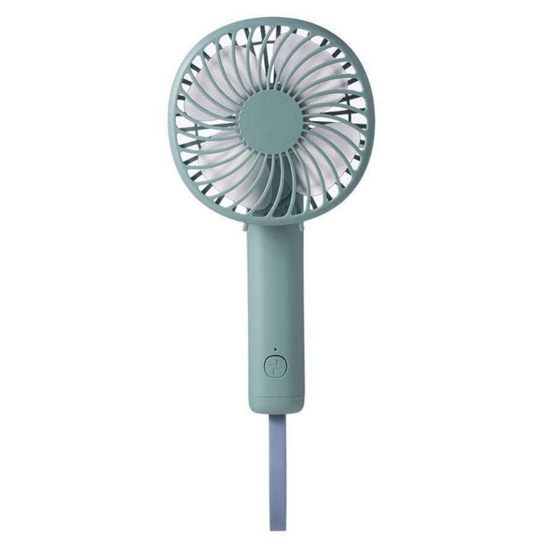 Mini Bureau Ventilator Draagbare Mobiele Houder Fans Handheld Outdoor Usb Ventilator Kleine Desktop U1JE: Blauw