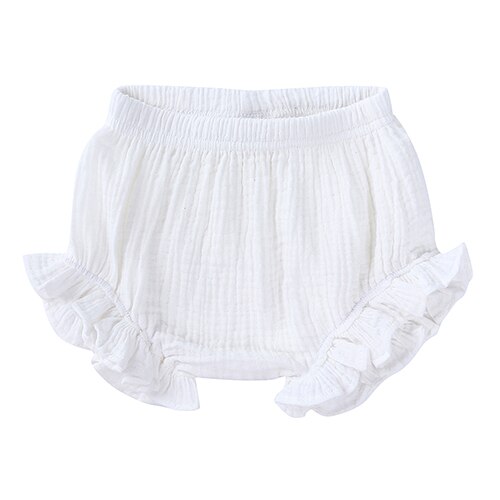 Baby Meisjes Jongen Shorts Pasgeboren Baby Vouw Bloeiers Meisjes Puur Katoen Linnen Driehoek Shorts Peuter Broek Pp Broek Kleding MT035: 002 / 24M