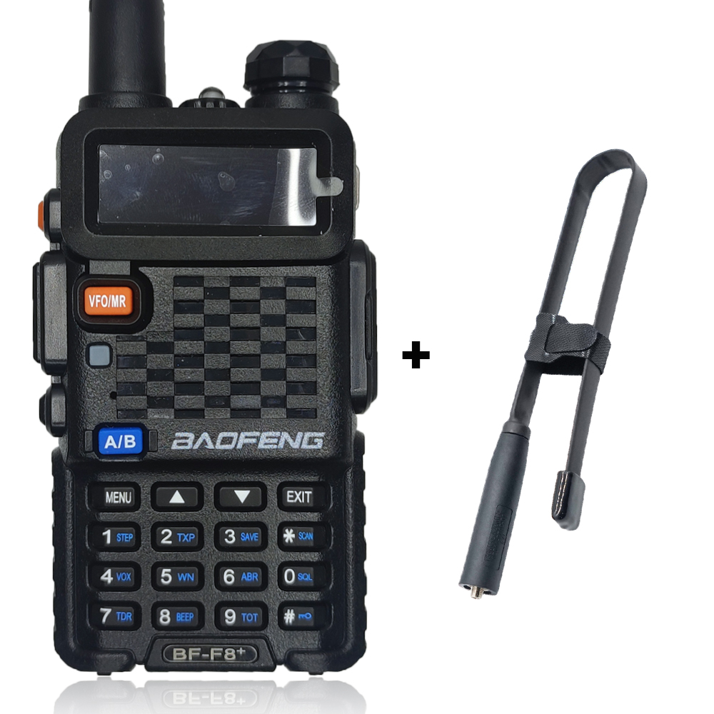 BAOFENG originale Walkie Talkie BF-F8 + Radio portatili bidirezionale 5W Dual Band 128CH 1800mAh amatoriale CB Ham Radio UV-5R aggiornato F8 +: green / American