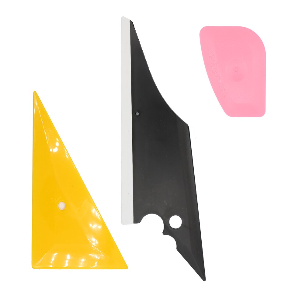 8 Uds. Kit de aplicador de rasqueta de vinilo para envolver tinte de Ventanilla de coche, herramientas de vinilo + rasqueta + Kit de aplicador Pro