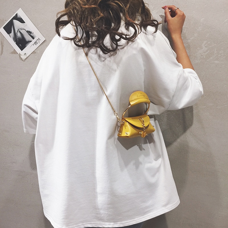 Dames mini tote bag zomer leren dames handtas ketting schoudertas messenger bag bolsos mujer