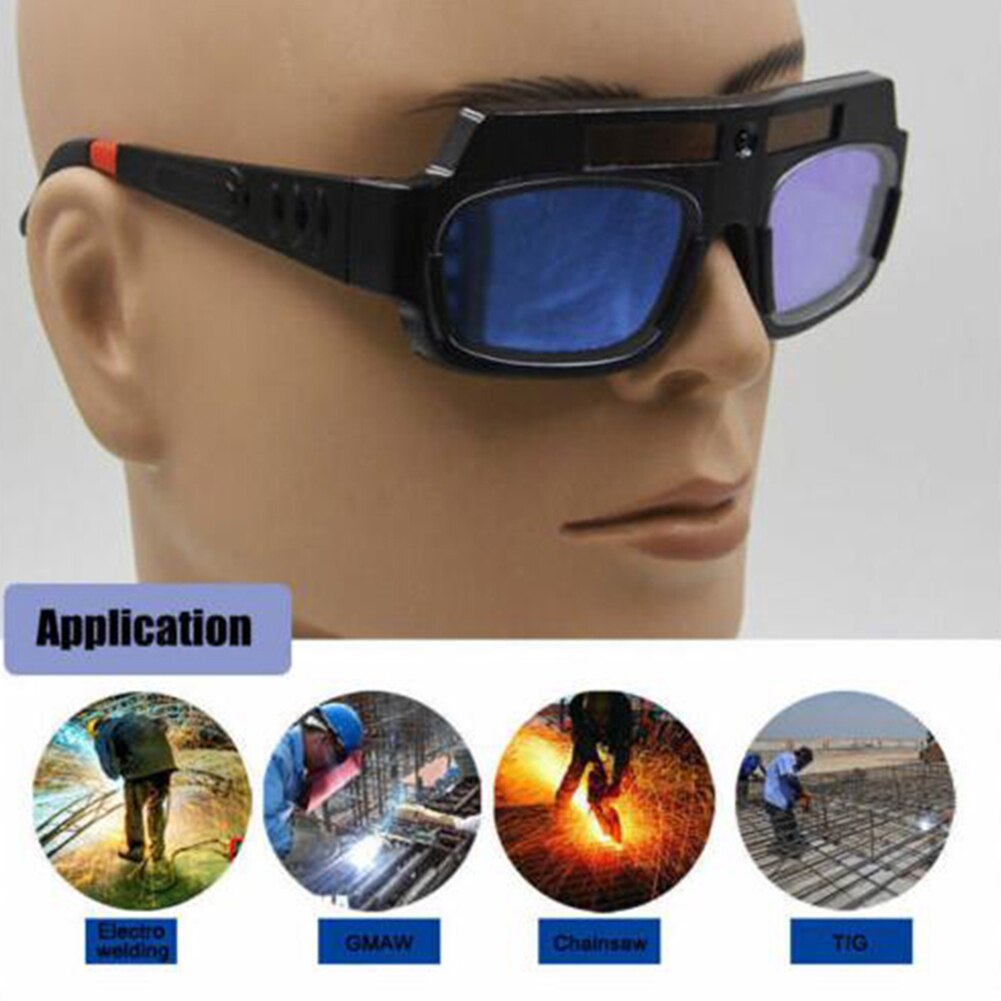 Automatische Schweißbrille – Selbstverdunkelnd, Polycarbonat, 55 Mm Linse, Staubdicht & Stoßfest, Für Sicheres Schweißen