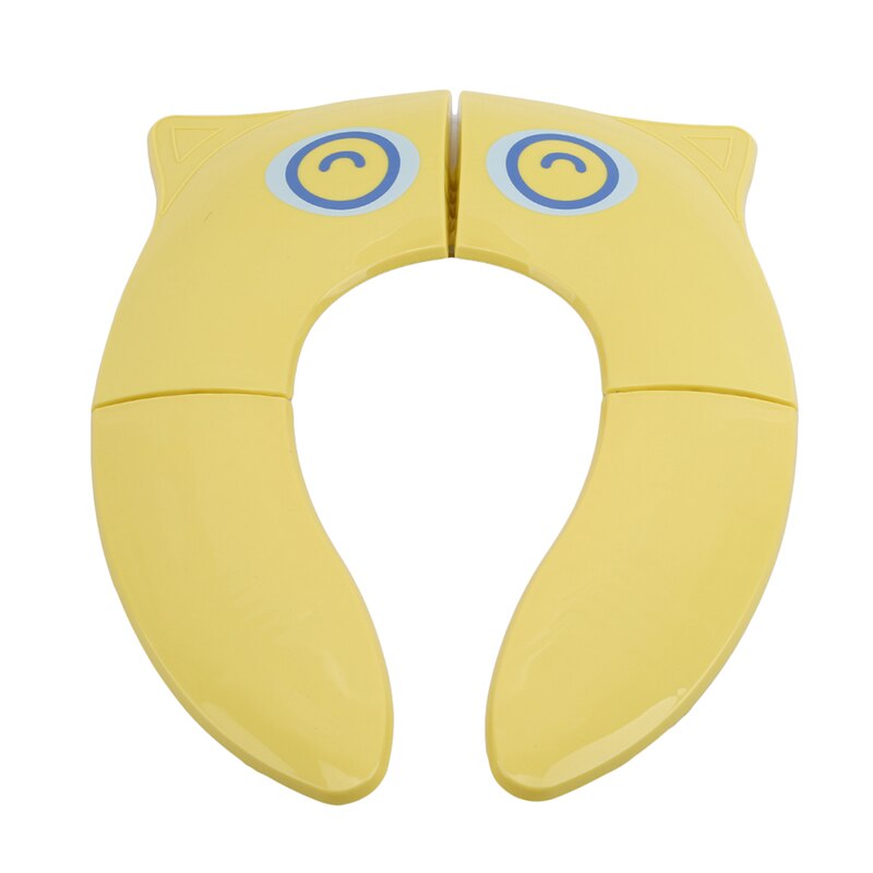 Goede Baby Reizen Vouwen Potty Seat Peuter Draagbare Toilet Training Seat Kinderen Urinoir Kussen Kinderen Pot Stoel Pad: light yellow