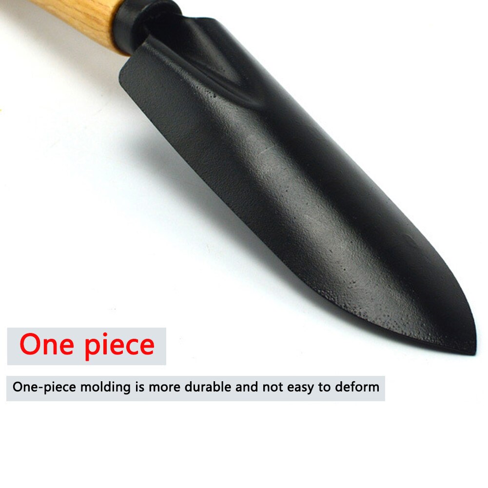 Mini Shovel Garden Hand Tool Plant Gardening Shovel Spade With Wood Handle Metal Head For Flowers Potted Plants