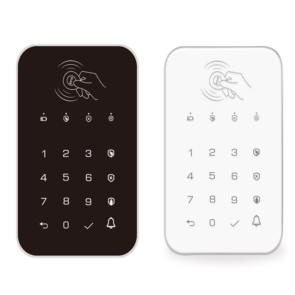 Tugard Wireless Touch Keypad GSM Alarm System RFID Card Password Keypad For Burglar Fire Alarm Host Control Panel