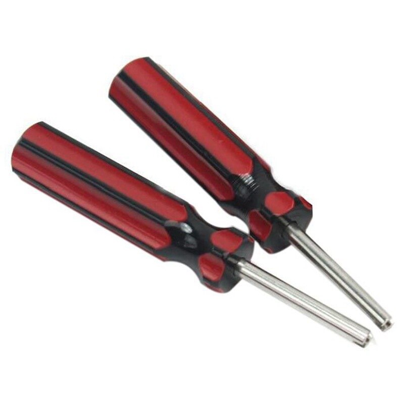 Tampas das válvulas para pneus de bicicleta, motocicleta, de carro-preto com 2 peças ferramenta da válvula demonte do pneu 10cm, 4 peças