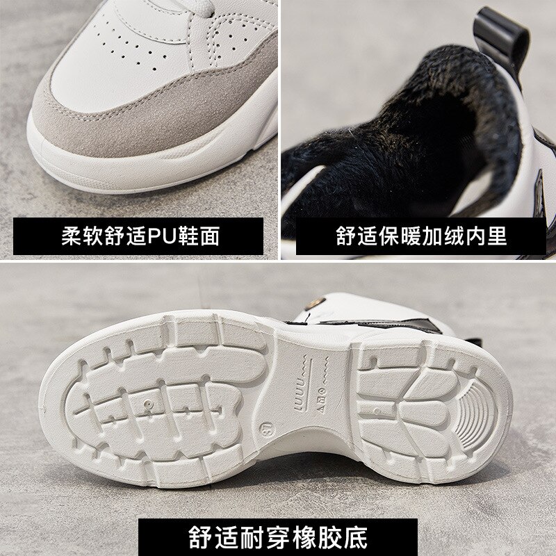 Dames winter hardloopschoenen bekroond vrouwelijke toning sneakers ademende casual sneakers voor dames hoge top sportschoenen