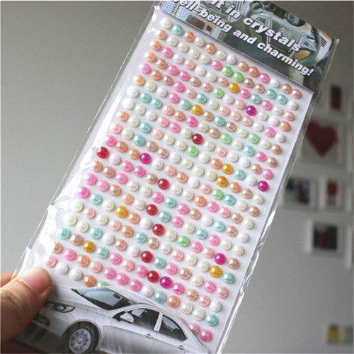 Many Styles Mixed Color Acrylic Rhinestone Crystal Decoration Stickers 3D Baby Kids boys girls DIY Cute Children toys Stickers: 0