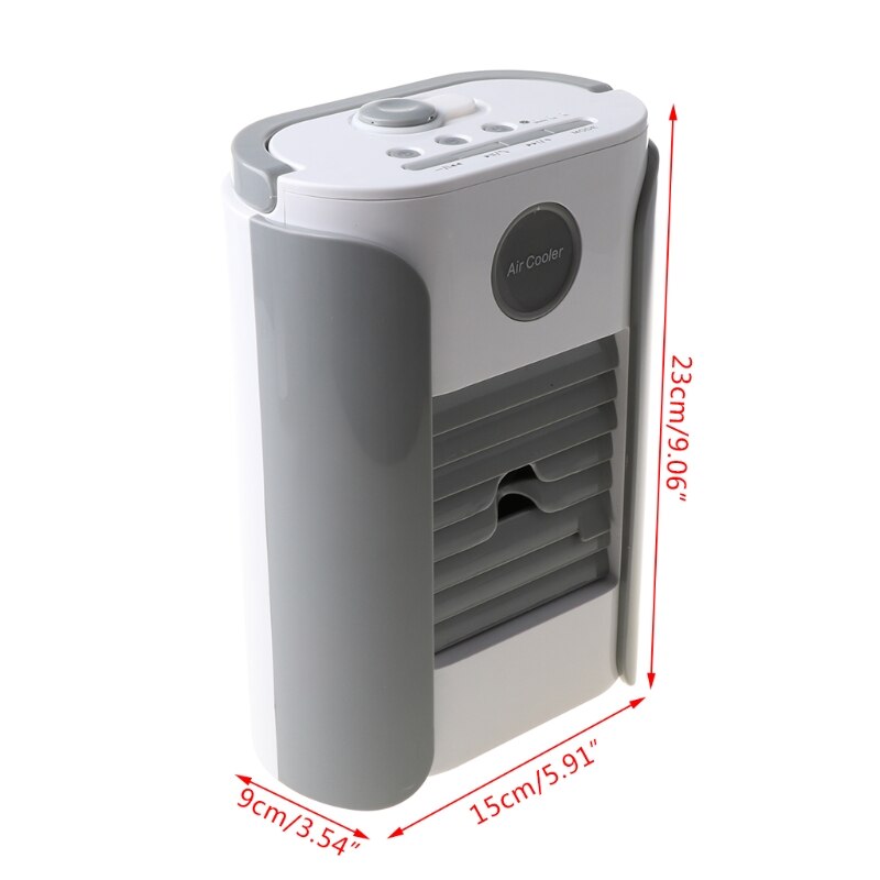 Air Conditioner Air Cooler Humidifier Purifier Portable For Home Room 3 Speeds A2UE