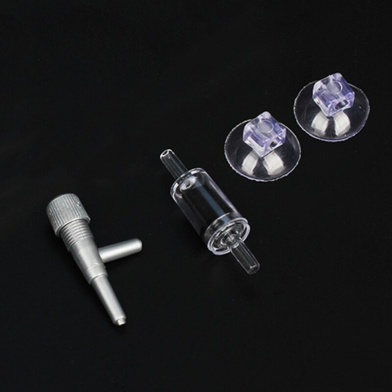 Plastic CO2 Diffuser U Shape with Suction Cups for Aquarium Planted Tank Clear Aquarium Supply Accessories 2 Sizes