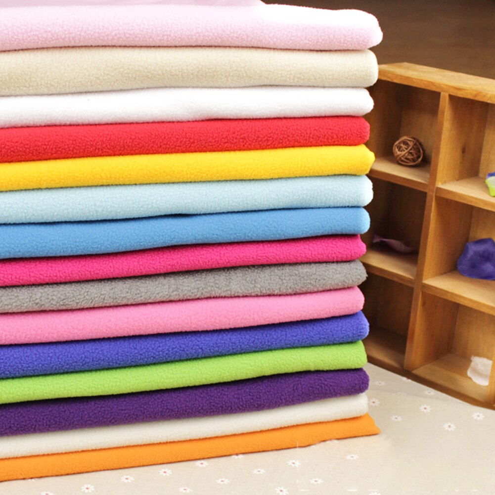 1meter Background Cloth Warm DIY Doll Fabric 10 Colors Handmade Bright Knitted Garment Fleece Washable Sweater Fabric Soft