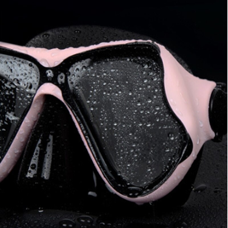 Scuba Diving Mask and Snorkels Anti-Fog Goggles Glasses Diving Swimming Easy Breath Tube Set