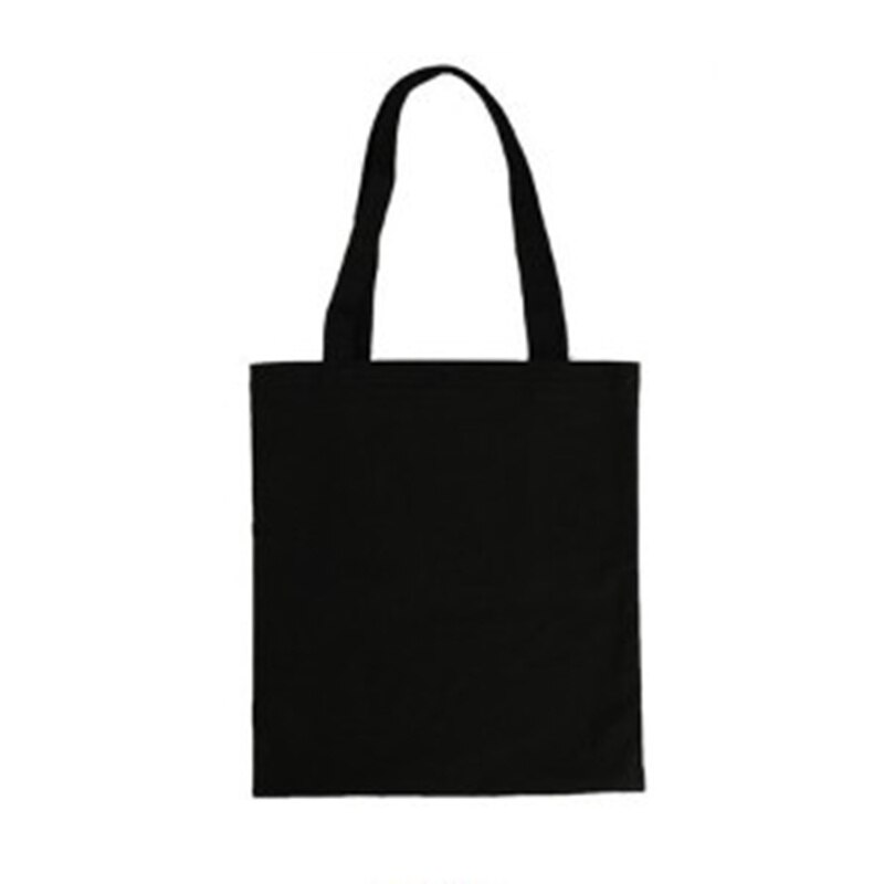 Mode Vrouwen Grote Boodschappentas Canvas Casual Dames Handtas Wit Zwart Schouder Bakken voor Travel Make-Up Organizer: Black