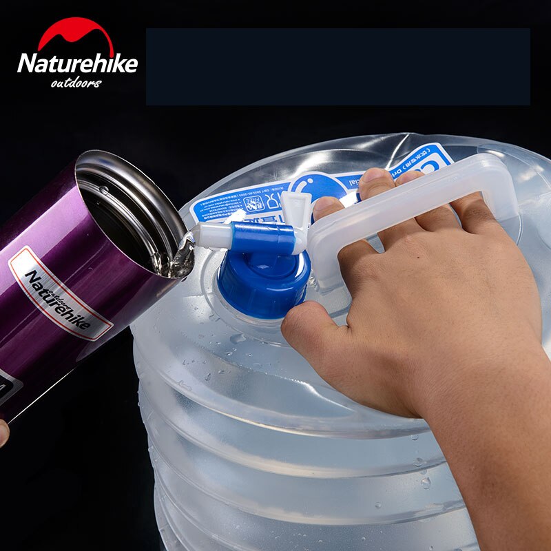 Naturehike Draagbare Outdoor Opvouwbare Water Container Opvouwbare Emmer Opslag Pe Food Grade Camping Opvouwbare Waterzak