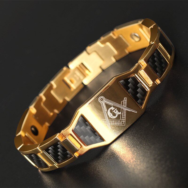 MADALENA SARARA Prämie Titan Stahl Faser Kohlenstoff Energie Armbinde Germanium Magneten Negativ Ionen Intarsien Gesund Für Körper