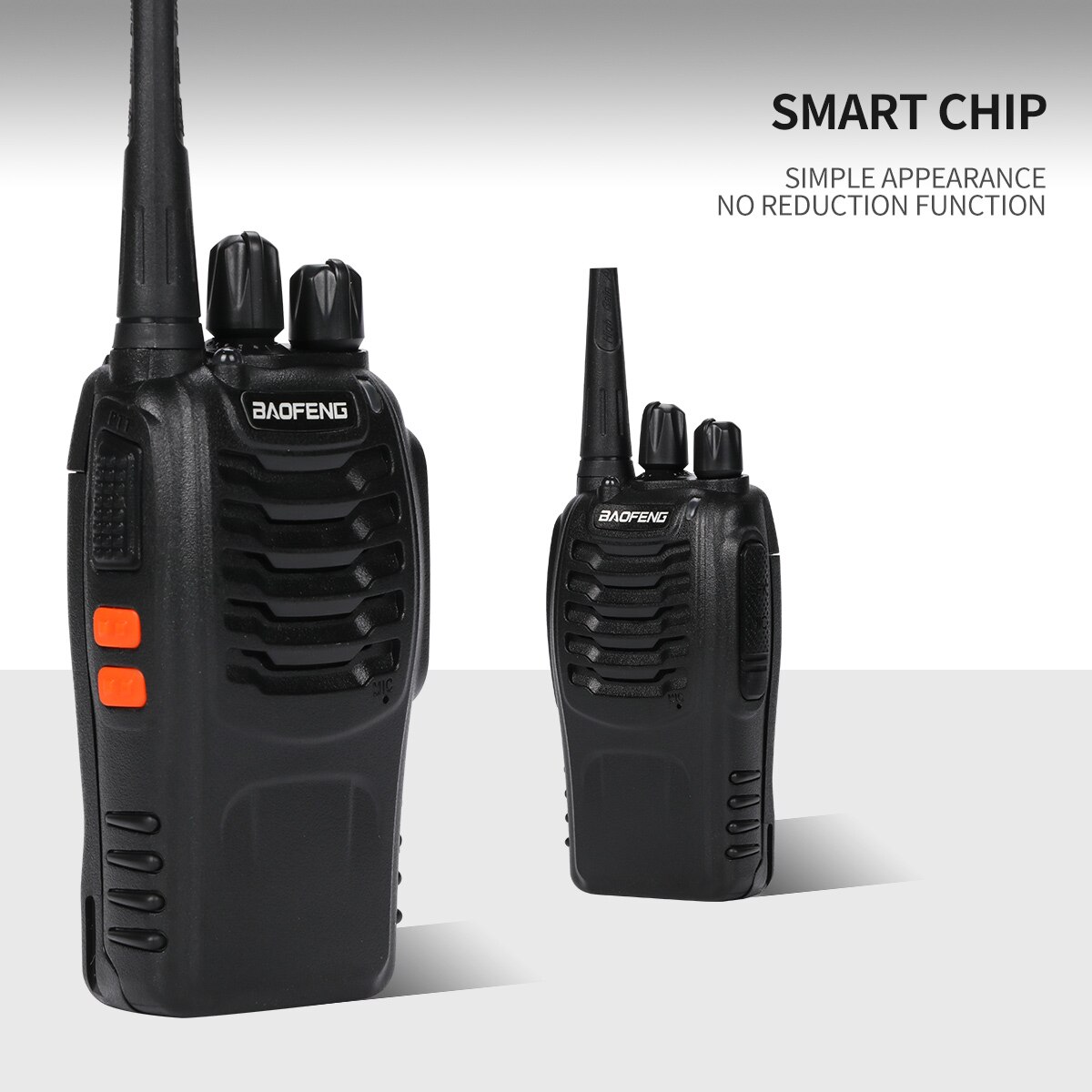 BaoFeng 1/2pcs BF-888S Walkie Talkie USB adattatore di carica UHF 400-470MHZ 2-Way Radio 16CH A Lungo Raggio con il trasduttore auricolare