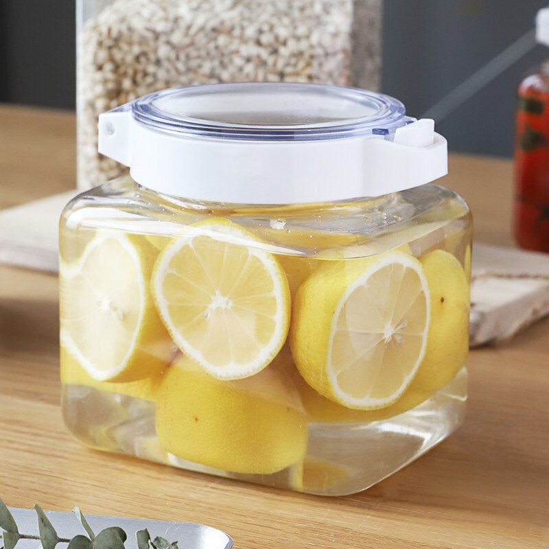 900-1500 ML Food Storage Container Plastic Kitchen Multigrain Storage Tank Transparent Sealed Cans Kitchen Storage Containers