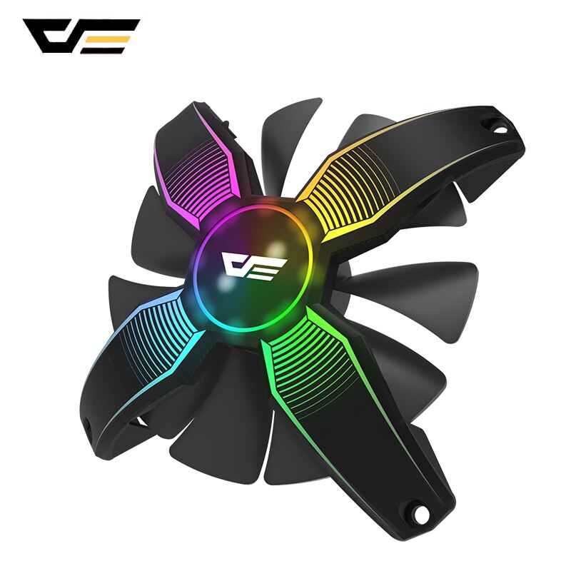 darkFlash RGB PC Case Fan Desktop Computer Ultra Silent High-airflow Frameless Cooler Cooling 12V 4pin Gaming fans Chassis Cases: Default Title
