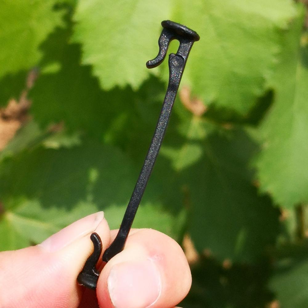 Gancho de amarre fijo de vides para plantas agrícolas, gancho de amarre atado de vides para plantas, flores de jardín, invernadero, herramientas de jardín, 2000 Uds.
