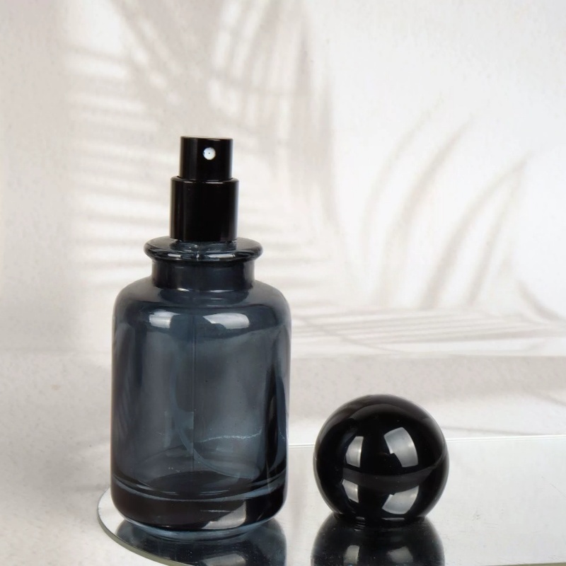 30/50/100ml Empty Glass Spray Bottle Screw Sprayer Fine Mist Portable Perfume Dispenser Reusable Cosmetic Bottle