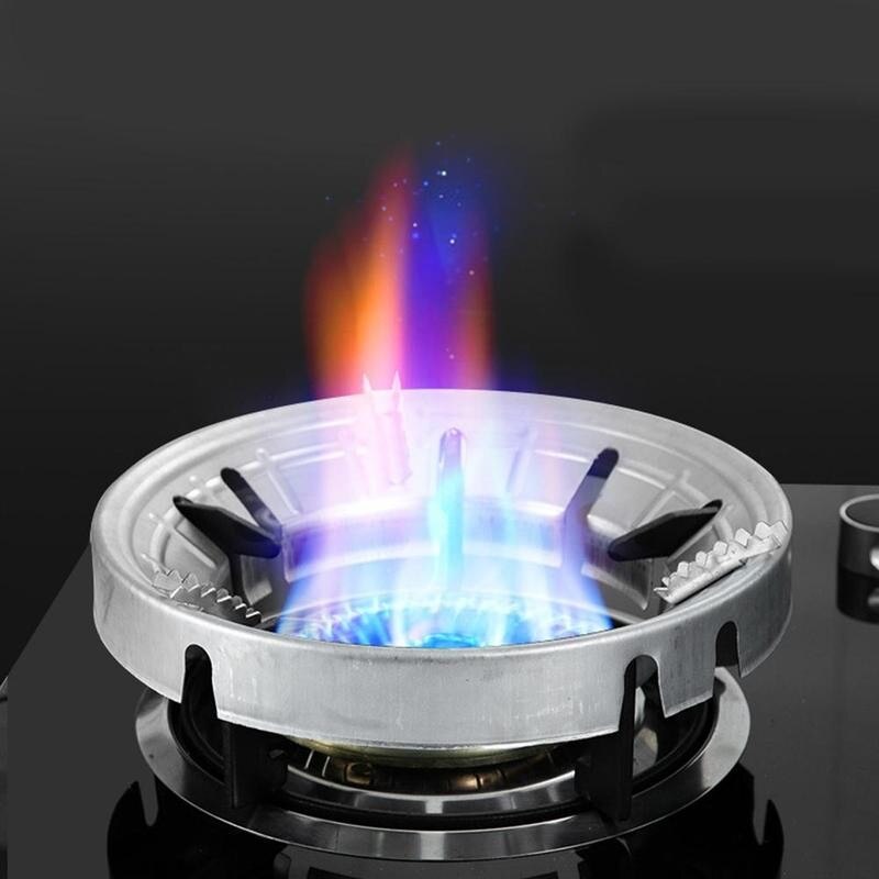 Soporte de anillo de ahorro de energía para hornillo de Gas duradero, reductor de estufa de calor, accesorio de escudo para cocina, L6X7, 1 ud.