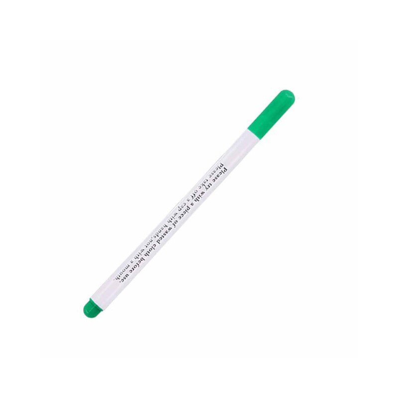 1-6pcs Quilting Sewing Tools Ink Disappearing Fabric Marker Pen DIY Cross Stitch Water Erasable Pen Dressmaking Tailor's Pen: green