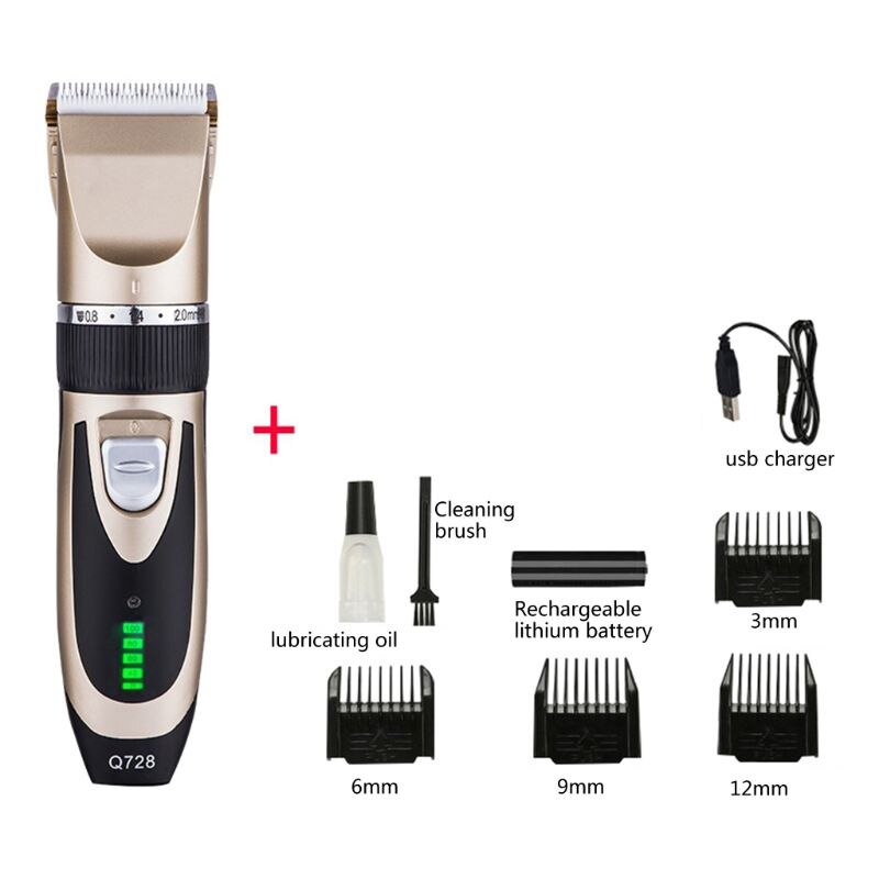 Hair Trimmer Rechargeable Hair Clippers for Men Hair Cutting Kit