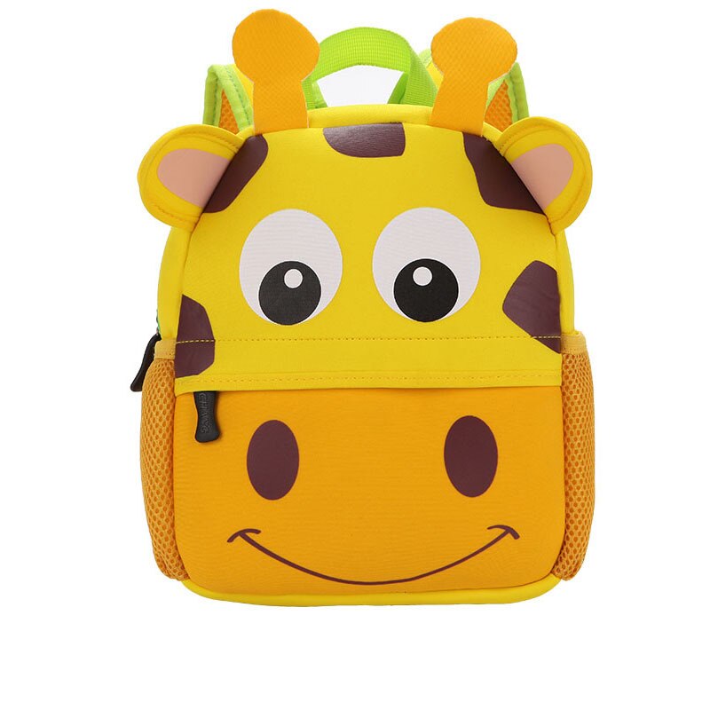 Animais dos desenhos animados crianças mochilas bonito de pelúcia mini mochila de pelúcia crianças sacos de escola meninas meninos mochilas: Color 3