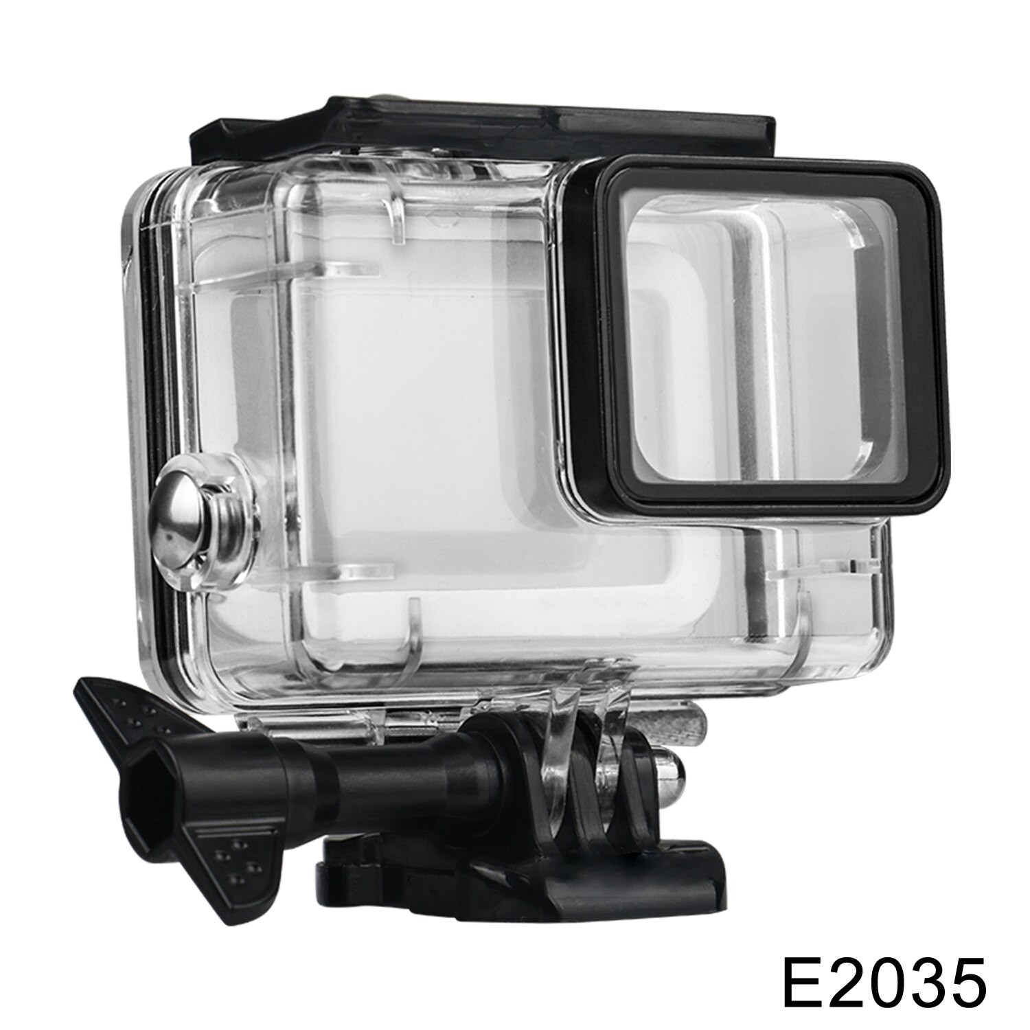 45m vandtæt kuffert til gopro hero 5 6 7 sort dykning beskyttende undervands dykdæksel til go pro filter taske tilbehør: E2035