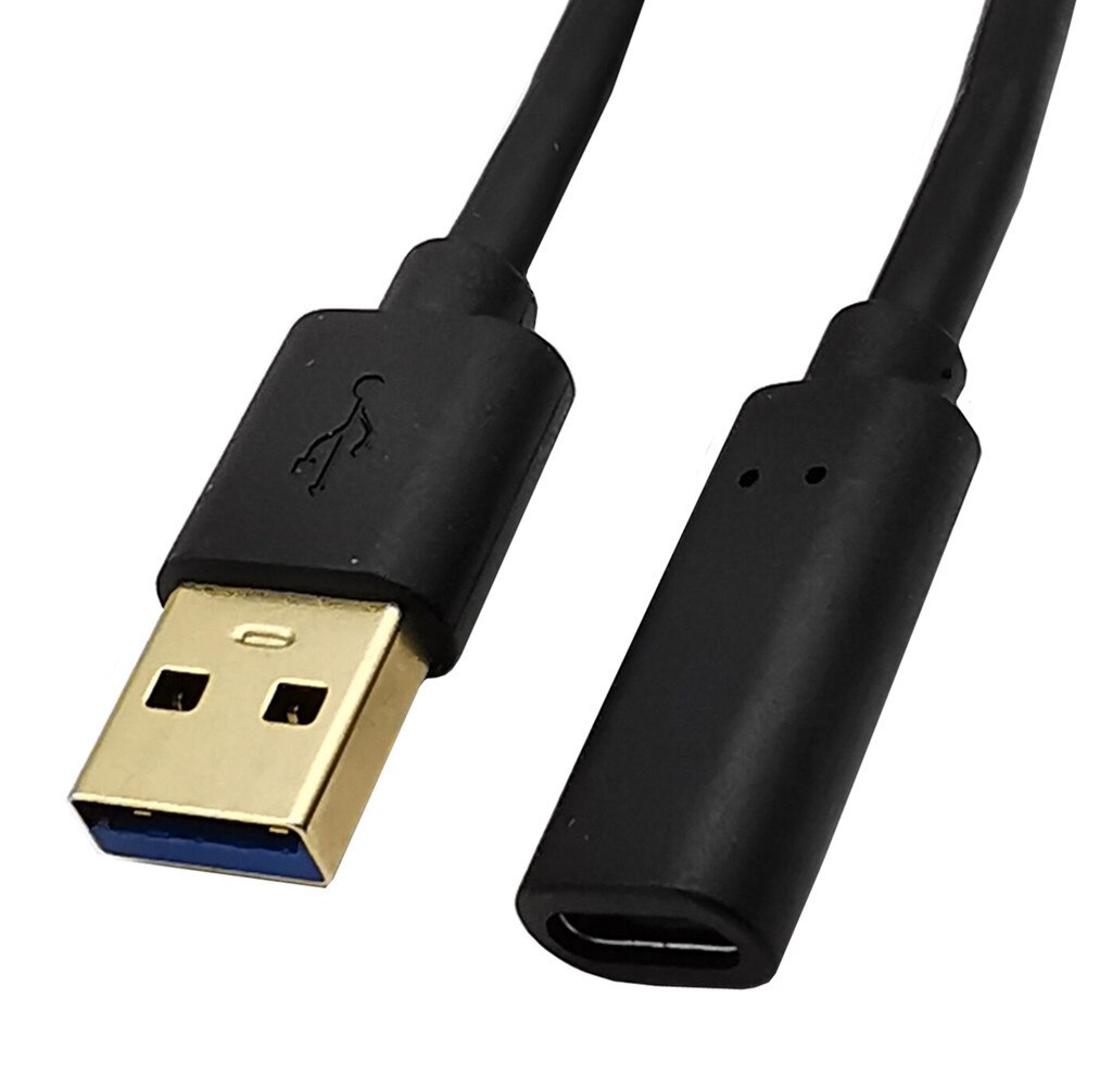 Cable adaptador USB 3,1 tipo C hembra A USB 3,0 macho, convertidor de conector USB-C A tipo A para Macbook, Android, teléfono móvil