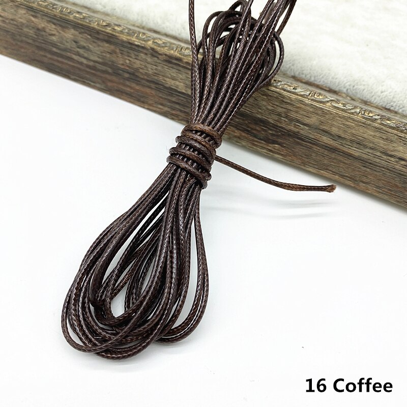 5 yards 1.5mm Waxed Thread For DIY Jewelry Making Thread String Rope String Leather Sewing Hand Wax Stitching For Arts Crafts