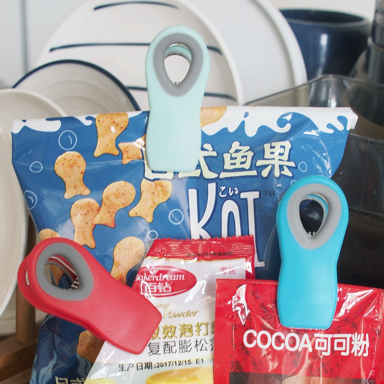 1PCS Fridge Magnetic Clip For Home Refrigerator Magnets Wall Recipes Memo Note Message Snack Holder Clamp Office Supplies