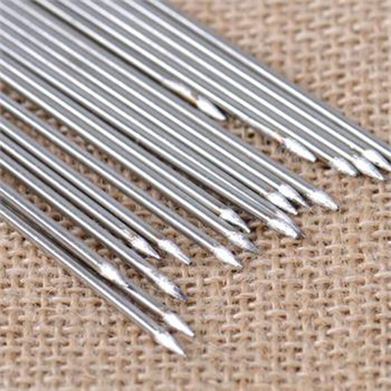 50Pcs 35Cm Rvs Barbecue Stokken Spies Bbq Vlees Kebab Kabob Naald