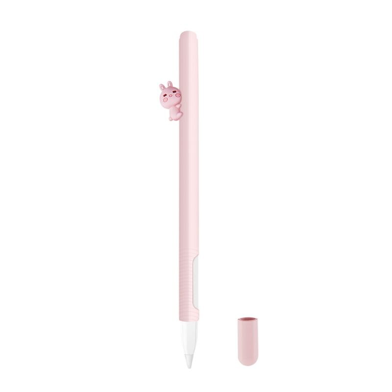 Uroczy Kot Silikonowe Etui Ochronne Pokrowiec Nakładka na Rysik Apple Pencil 2