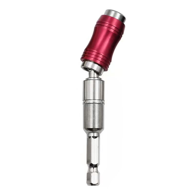 Hexagon Handle Quick Release Self-Locking Rod Electric Drill Screwdriver Lengthening Quick Conversion Batch Extension Rod: Zilver