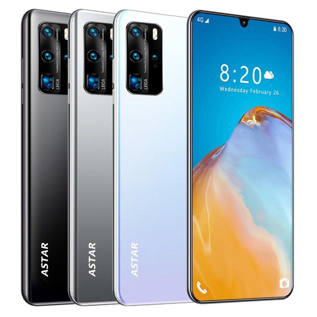 P40 Clever 6,5 Zoll HD Bildschirm 1GB 8GB 24MP Vorne Kamera Starken Quad-Ader-hoch-leistung Prozessor telefon