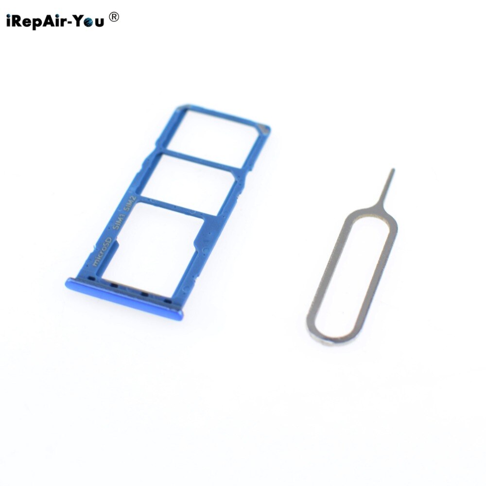 1 Set SIM Card Micro SD Houder Slot Lade Voor Samsung Galaxy A50 A30 Sim Card Holder Slot Tray vervanging Deel Met Eject Pin