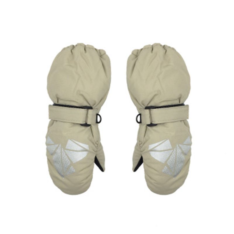 Kinderen Winter Warme Handschoenen Jongens Meisjes Geometrische Print Dikke Winddicht Wanten: BG