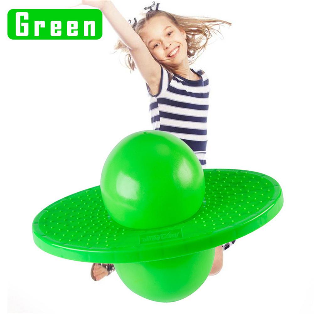 Jumping Bounce Ball Yoga Fitness Ball Rock Hopper Pogo High Bounce Space Balance Jump Board Ball Toys Exercise Sport Ball