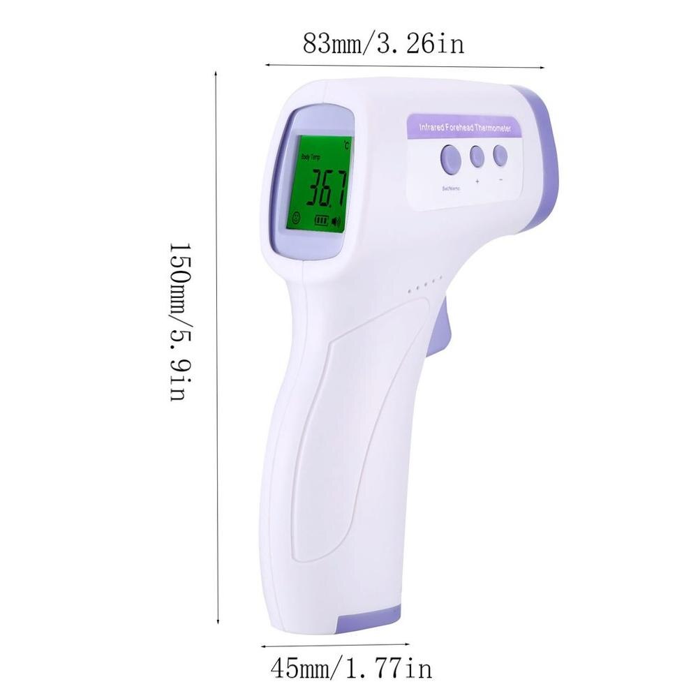 Berøringsfri termometer infrarødt termometer til baby voksne pande krop digitalt termometer feber øre termometer
