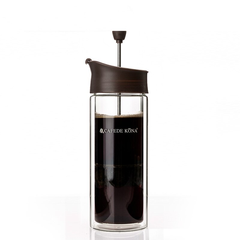 Bodum draagbare reis french press geurende theepot dubbelwandig glas café werk kantoor koffiezetapparaat druppelaar dolce gusto
