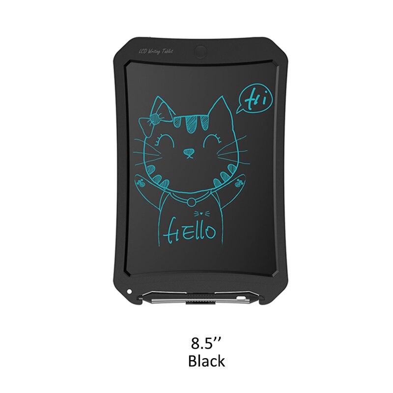 Dessin numérique tablette LCD enfants graphiques écriture tableau de peinture électronique enfants étude Pad maison tableau d'affichage avec batterie: 8.5inch-Black