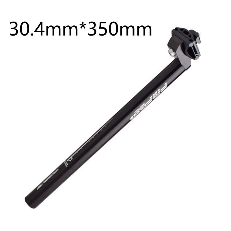 Tija de sillín para bicicleta de montaña, poste de asiento de aleación de aluminio, duradero, grueso, de 25,4/27,2/28,6/30,4/30,9/31,6x350/450mm: 30.4x350mm