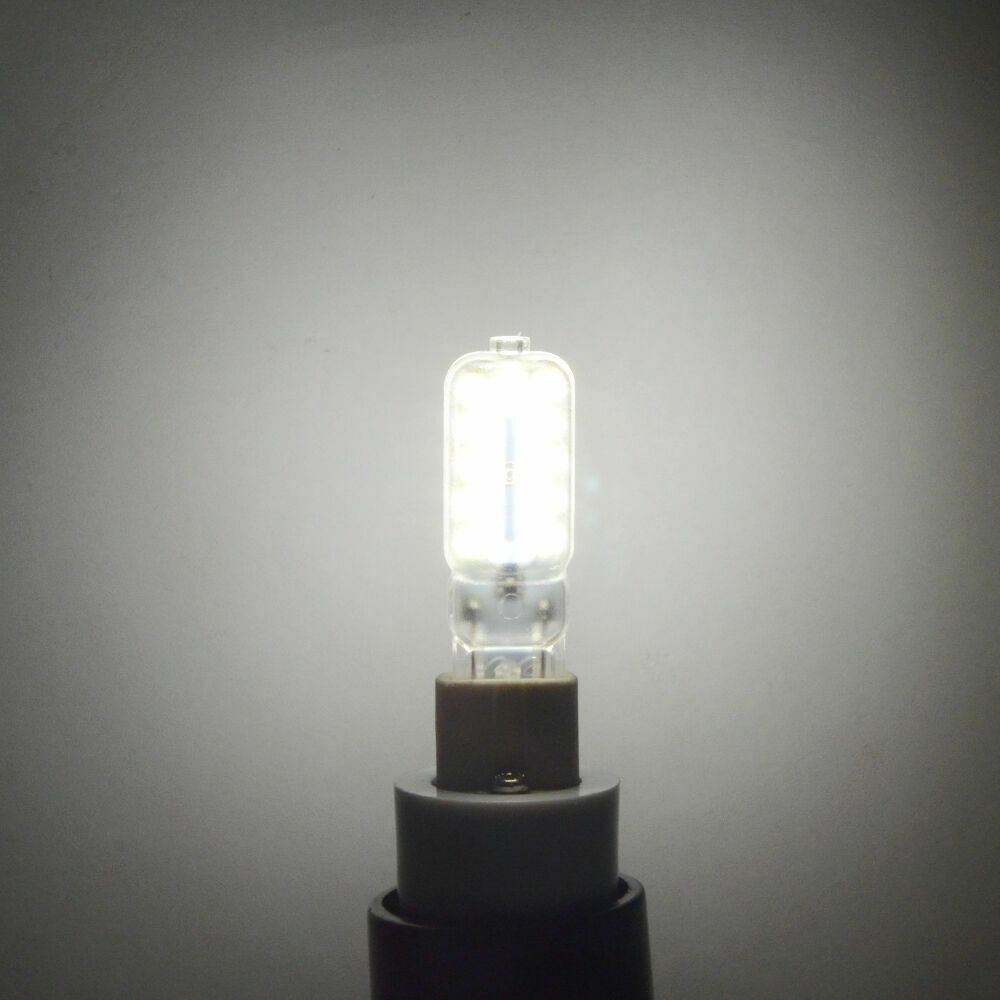 10 Uds. Bombillas LED G9 regulables luces 220V 110V focos 2835SMD Bombilla 3W 5W 7W reemplazar 30W 40W lámparas halógenas para el hogar dormitorio: Blanco / Luz natural / 1 W / 3 ud