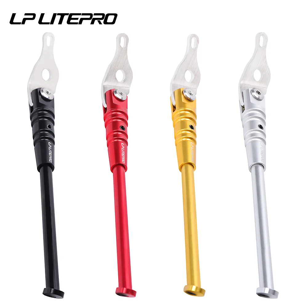Soporte de bicicleta de aleación de aluminio LP Litepro para soporte de bicicleta plegable Brompton
