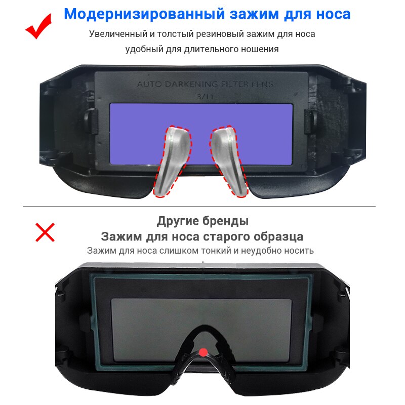 Solar Smart Automatische Dimmen Lasbril Lassen Masker Dimbare Beschermende Bril Hoge Gevoeligheid Anti-Glare En Anti-Arc