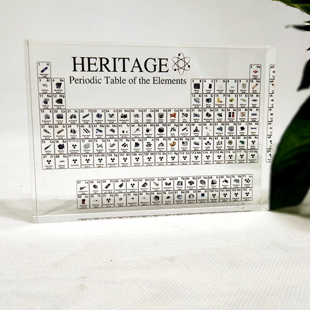 Individual Periodic Table Kids School Tables Teaching Transparent Acrylic