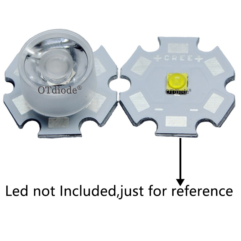 13mm 3535 CREE XPE XPE2 XPG XPG2 XTE Epi LED/Semi LED 3535 LED lentille étanche 3030 puce Diode clair perle Surface intégrée lentille