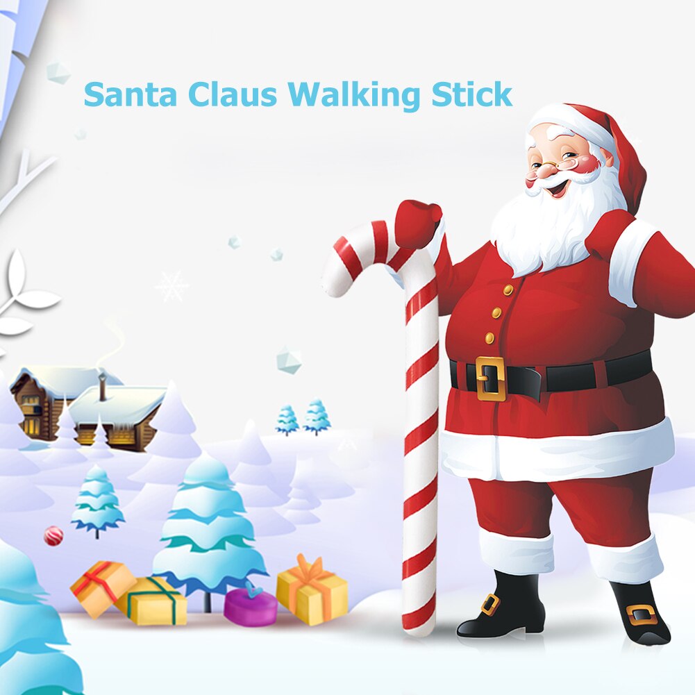 Weihnachten Inflation Walking Sticks Streifen Muster 90cm Weihnachten Partei Liefert Weihnachten Krücken Für Festival Aufblasbare Spielzeug