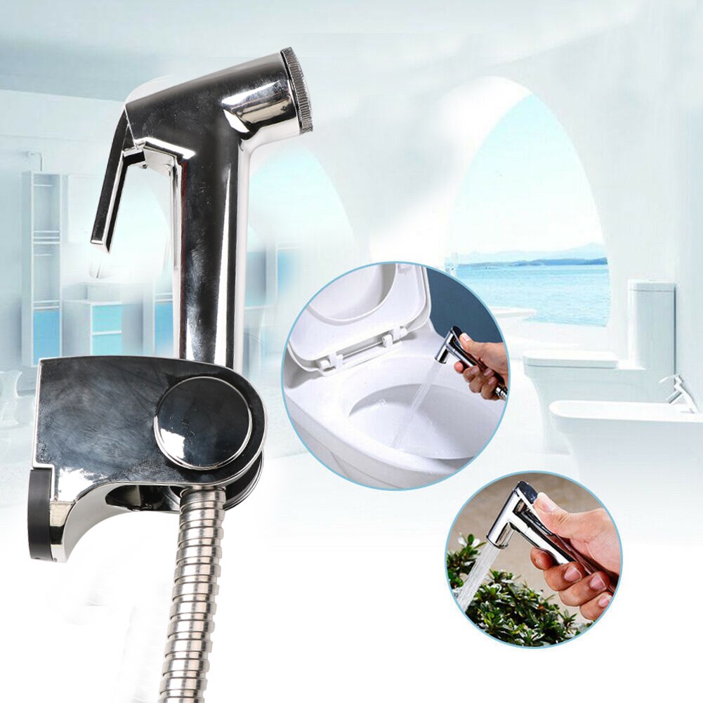 Rvs Wc Bidet Tap Set Handheld Douche Badkamer Sproeier Hygiënische Douche Spuitpistool voor Badkamer Bidet Kraan